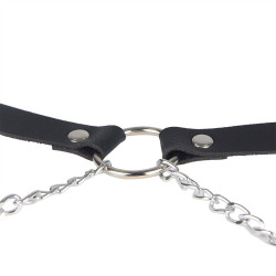 Subblime - Harnais Ceinture Cuir Noir Taille Unique